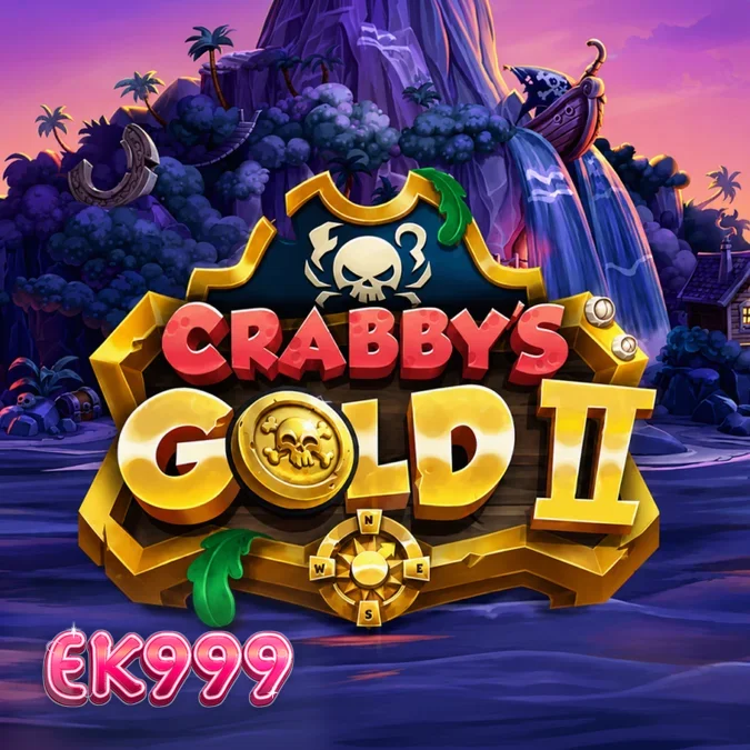 Crabby’s Gold 2 স্লট গেমের একটি দৃশ্য যেখানে পাইরেট থিম এবং সমুদ্রের ব্যাকড্রপ দেখা যাচ্ছে